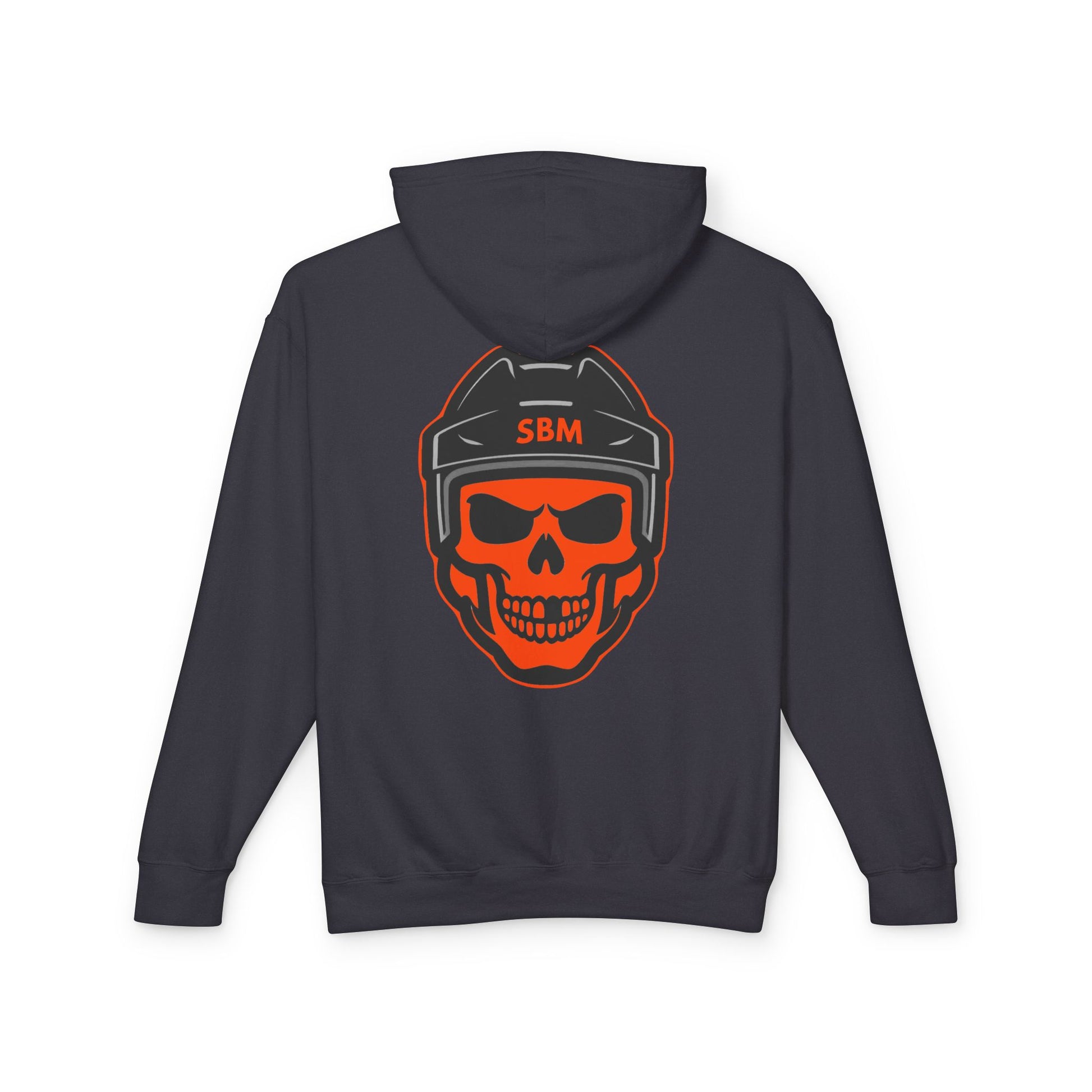 Copy of Skull Helmet Hoodie — SBM Skull Graphic Lightweight Hooded Sweatshirt
